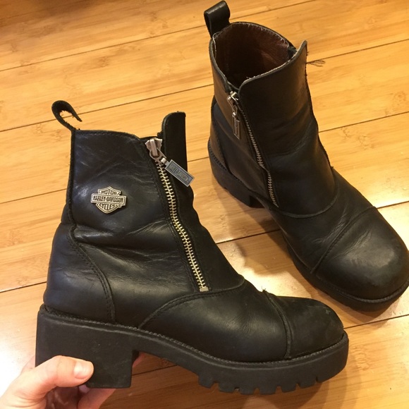 Harley davidson platform boots Clearance